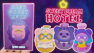 Finding Unicorn ShinWoo Ghost Bear Sweet Dream Hotel Blind Box Unboxing FULL SET