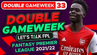 FPL DOUBLE GAMEWEEK 33 CONFIRMED (+ CHIP STRATEGY)