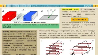 Запись лекции на тему "Магнитные поля. Основные понятия"