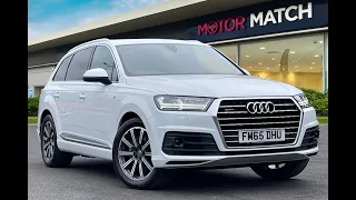 Used 2015 Audi Q7 3.0 TDI V6 S line Tiptronic quattro at Chester | Motor Match Used Cars for Sale