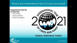 International Year of Caves and Karst talk