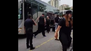 Wwe superstars arriving in Singapore