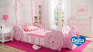 Disney Princess Carriage Toddler-to-Twin Bed