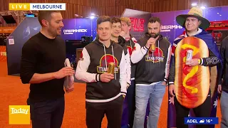 Team Fossil on Today Show at Dreamhack Melbourne 2022 1 of 6 Saturday