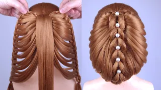 Simply Easy Hairstyle | Quick And Easy Hairstyle For Festival | Open Hairstyle | Simple Hairstyle
