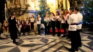 Велика коляда.Львів 2015. Ансамбль "Світлячки" Прилетіли ангелята