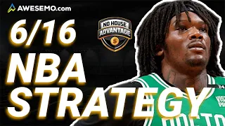 No House Advantage NBA DFS Picks Today | NBA Finals Game 6 Thursday 6/16