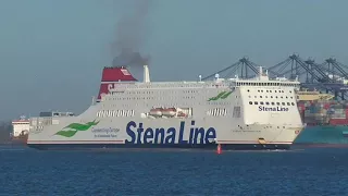 STENA BRITANNICA returns to service after onboard fire 19/1/18