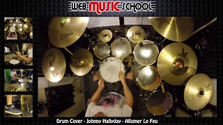 Johnny Hallyday - Allumer Le Feu - DRUM COVER