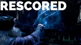 Dumbledore fights Voldemort with Star Wars Score