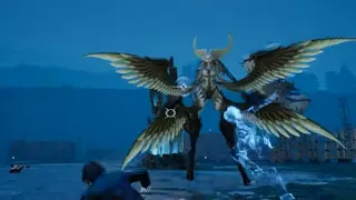 Final Fantasy XV - Tough Garuda boss battle and Messenger summon helps
