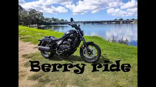 Honda CMX 1100 Rebel ride to beautiful Berry on the scenic South Coast