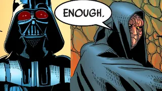 When Darth Vader Cried in front of Sidious(Canon) - Star Wars Comics Explained