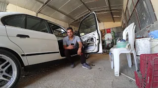 [-VLOG-] Tamirat Tadilat -29- BMW E34 Kapı Döşemesi Klips Değişimi - Door İnside Trim Peg Changing