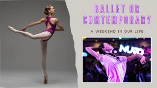 Balancing NYC BALLET CLASSES & a DANCE WORKSHOP: a weekend in our life!🩰🧦 #ballet #dance #vlog