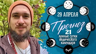 29 апреля ПРОГНОЗ 21 лунные сутки Кир Сабреков 2024 (С)АтамПракаш