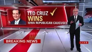 Five hours of CNN's Iowa caucus coverage in 3 minutes