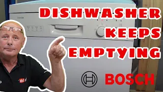 Bosch dishwasher keeps emptying and filling, how to diagnose the fault and replace parts