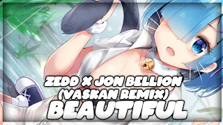 Zedd ft. Jon Bellion - Beautiful (Vaskan Remix)「 Extreme Bass Boosted HQ 」