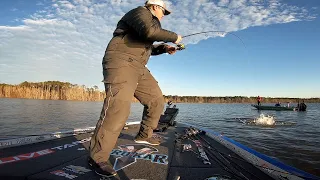 My BIGGEST Bass Ever in a Tournament! FLW Tour Sam Rayburn