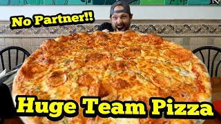 Monster Team Pizza Challenge | ManvFood | Molly Schulyer |solo