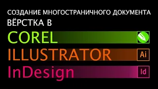 вёрстка в COREL, ILLUSTRATOR, INDESIGN