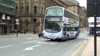 Buses in Bradford Sunday 6th April 2014