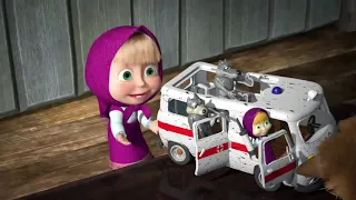 Masha , Bear with ambulance 🚑