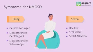 Welche Symptome verursacht die NMOSD (Neuromyelitis optica)? (Ärztin informiert)