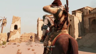 Riding a horse in uncharted 3