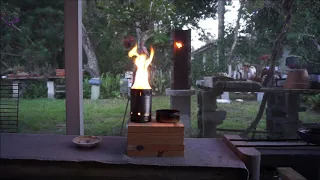 Every can is a hobo stove: burn time comparison.