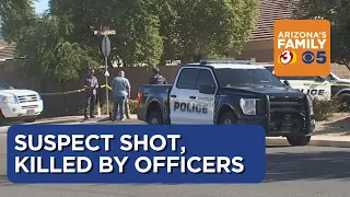 Armed burglar shot by police in Chandler neighborhood