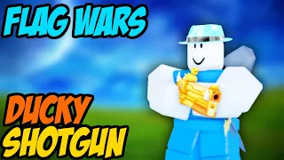 SHOWCASING The DUCKY SHOTGUN in Roblox FLAG WARS