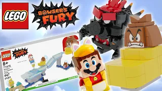 New Lego Super Mario BOWSER'S FURY SLIPSKATE SLOPE Expansion Set | Mario Custom Set