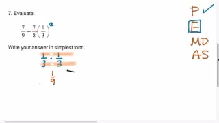 095.1B Order of Operations with Fractions