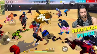 FREE FIRE FACTORY ROOF FIST FIGHT - FF KING OF FACTORY SUPERMAN PUNCH AWM BOOYAH - GARENA FREE FIRE