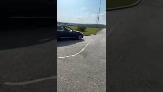 Mercedes w204 trying to drift