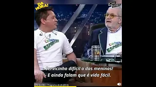 Leonardo explicando a família para  e Jô Soares kkkkk