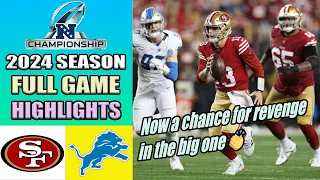 49ers vs Lions [Final] FULL GAME NFC Championship (01/28/24) | NFL Conference Championship