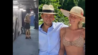 Casper Ruud at the US Open with girlfriend and sister