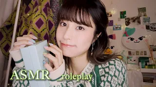 ASMR roleplay｜Inaudible whispering and tapping next to you as you sleep🎧💚relaxing｜sleep｜japan