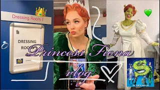 Going on for Princess Fiona ! A day in the life vlog | Shrek The Musical UK tour 2024 👑