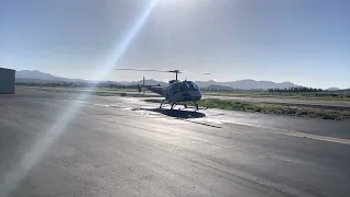 Enstrom 480B Start Up, Warm Up, and Departure KRNM