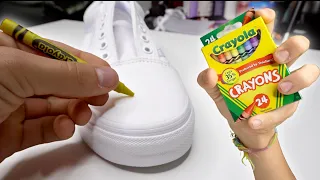 Custom CRAYON Shoes!