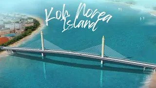 New Island Development in Phnom Penh, Cambodia.. Koh Norea Island and Bridge #travel #cambodia