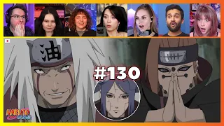 Naruto Shippuden Episode 130 | Jiraiya vs Konan & Pain | Reaction Mashup ナルト 疾風伝