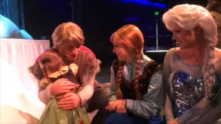 Anna, Elsa and Kristoff Meet and Greet