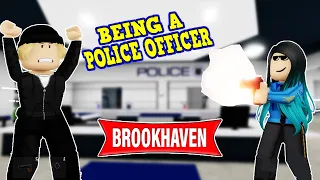 👮‍♀️ I BECAME a POLICE officer in BROOKHAVEN RP ROBLOX (OMG! This is crazy) 😱😱