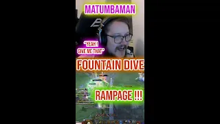 MATUMBAMAN FOUNTAIN DIVE RAMPAGE ! GG !