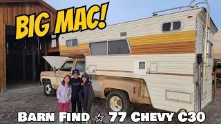 Reviving The Ultimate 70's Camper Truck! 1977 Chevy C30 3+3 Crew Cab Camper Special "Big Mac"